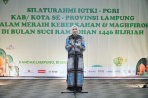 Bunda PAUD Provinsi Lampung Hadiri Silaturahmi IGTKI-PGRI se-Lampung, Tekankan Pentingnya Kepedulian dan Pendidikan Anak Usia Dini