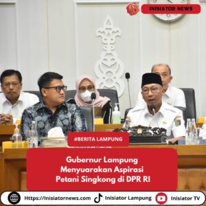 Gubernur Lampung Perjuangkan Nasib Petani Singkong di DPR RI