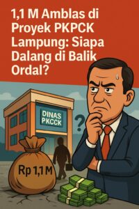 1,1 M Amblas di Proyek PKPCK Lampung: Siapa Dalang di Balik Ordal?