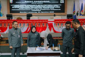 Pemprov Lampung dan DPRD Lampung Tandatangani Nota Kesepahaman Kebijakan KUA-PPAS APBD Provinsi Lampung