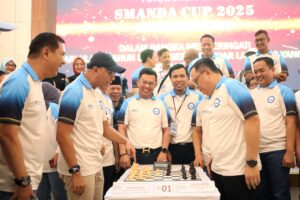 Gubernur Lampung dan Kapolda Adu Strategi di Pembukaan Turnamen Catur SMANDA CUP 2025