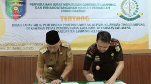 Gubernur Lampung Apresiasi Kuntadi, Sambut Kajati Baru Danang Suryo