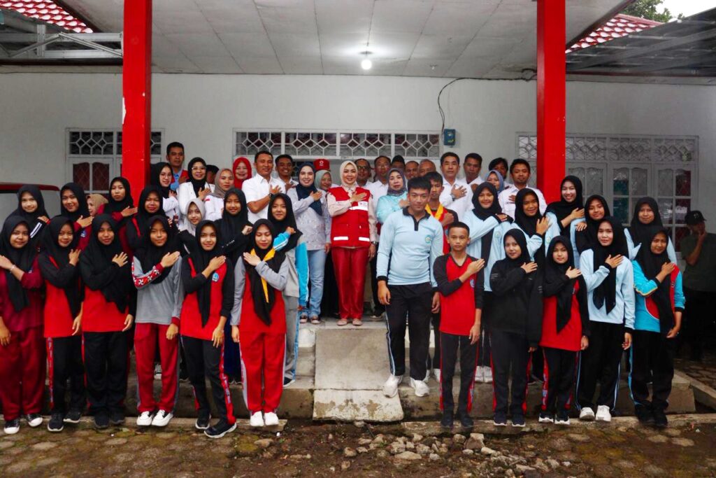 Ketua PMI Lampung Ibu Purnama Wulan Sari Kunjungi Lampung Barat, Kobarkan Semangat Relawan Kemanusiaan
