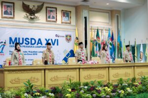 Rahmat Mirzani Ajak Kepengurusan Baru Kwarda Pramuka Lampung Perkuat dengan Membentuk Generasi Muda Tangguh dan Berkarakter menuju Indonesia Emas 2045