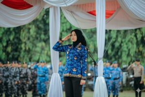 Guyuran Hujan Tak Surutkan Semangat Pemuda pada Peringatan Hari Sumpah Pemuda ke-97 di Lampung