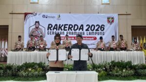 Jihan Dorong Gerakan Pramuka Jadi Garda Pembentukan Karakter Anak Bangsa