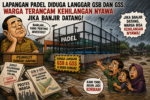 Pembangunan Lapangan Padel Disorot, LSM: Jangan Korbankan Keselamatan Warga